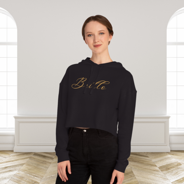 Women’s Cropped Hooded Sweatshirt - Image 5